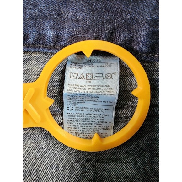 Banana Republic Jeans Mens 34x32 Slim Fit Dark Blue - Picture 4 of 10